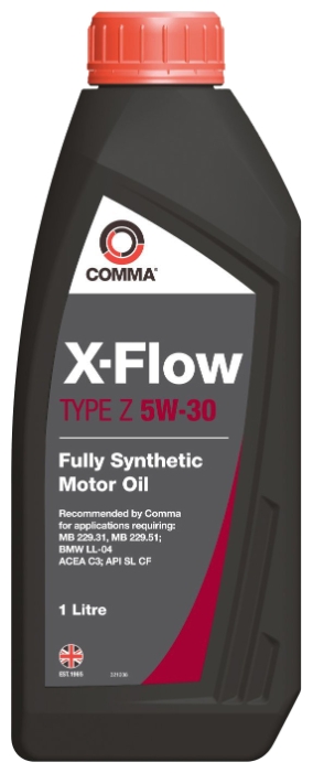 Масло моторное синтетическое - COMMA X-FLOW TYPE Z 5W30, 1л